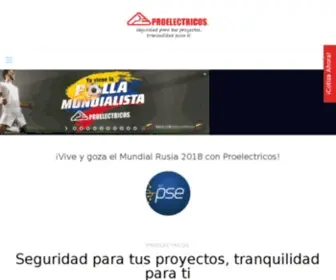 Proelectricos.com(Seguridad para sus proyectos) Screenshot