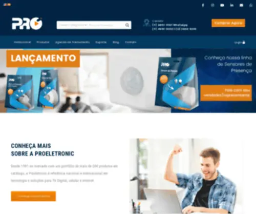 Proeletronic.com.br(Proeletronic) Screenshot