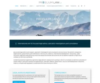 Proeliumlaw.com(Proelium Law LLP) Screenshot