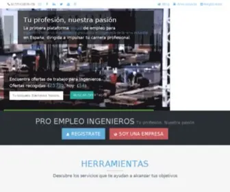 Proempleoingenieros.es(Ingeniero Técnico Industrial) Screenshot
