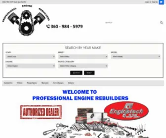 Proenginerebuilders.com(Professional Engine Rebuilders) Screenshot