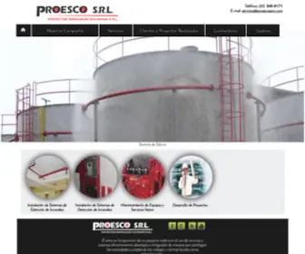 Proescoperu.com(Proyectos Especiales Colorado S.R.L) Screenshot