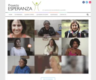 Proesperanza.org(Proyecto Esperanza) Screenshot