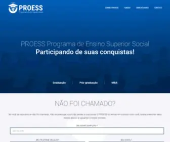 Proess.com.br(Proess Programa de Ensino Superior Social) Screenshot