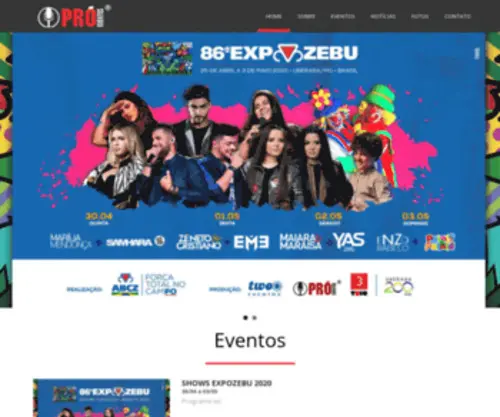 Proeventos.com.br(Proeventos) Screenshot