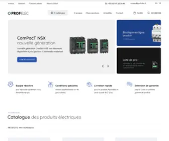 Prof-Elec.fr(Distributeur indépendant de matériel électrique) Screenshot