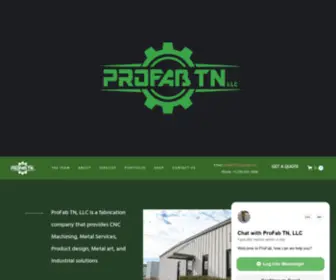 Profabtn.com(ProFab TN) Screenshot