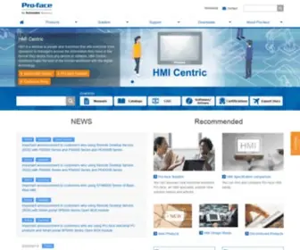 Proface.com(Pro-face website for touch display, industrial computer) Screenshot