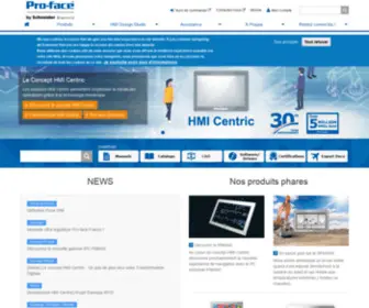 Proface.fr(Pro-face France | IHM, écran tactile, PC industriel, logiciels & IOT) Screenshot