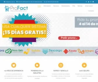 Profact.com.mx(Facturación Electrónica Profact) Screenshot