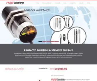 Profactosolution.com.my(Sensor Distributor Malaysia) Screenshot