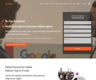 Profaj.com(Google, Facebook Reklamlar) Screenshot