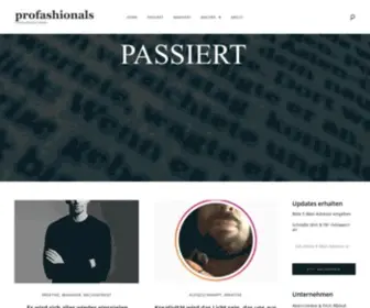 Profashionals.de(Lifestyle, Business, Jobs & Stories) Screenshot