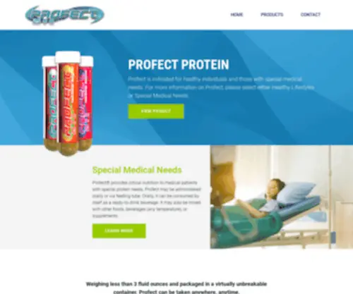 Profect.com(Protein) Screenshot