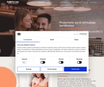 Profecund.ro(Suplimente pentru cresterea fertilitatii) Screenshot