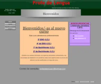 Profedelengua.es(Profedelengua) Screenshot