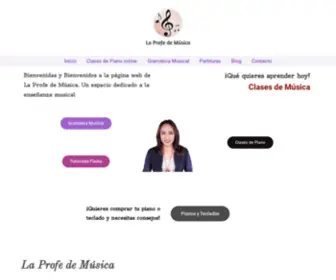 Profedemusica.com(La Profe de Música) Screenshot