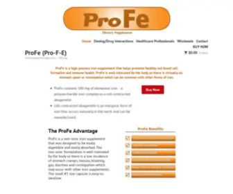 Profeiron.com(ProFessional Strength Iron) Screenshot