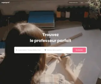 Profeleve.com(Cours particuliers Superprof) Screenshot