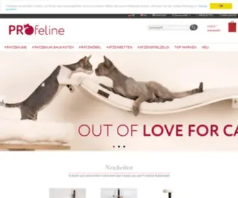 Profeline-Katzenshop.de(Katzenbetten von Profeline Katzenbedarf) Screenshot