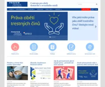Profem.cz(Homepage) Screenshot