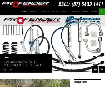 Profender4X4.com.au(Profender 4x4 Premium Suspension) Screenshot