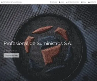 Profesionaldesuministros.com(Profesional de Suministros S.A) Screenshot