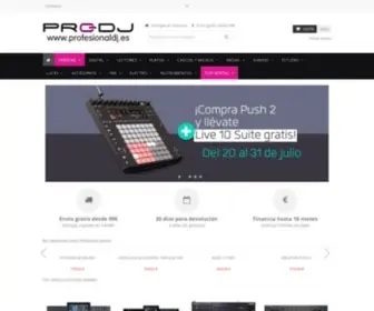 Profesionaldj.es(La tienda online para el DJ profesional) Screenshot