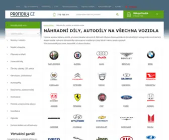 Profesionalni-Autodily.cz(Náhradní díly na všechna vozidla) Screenshot