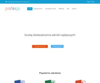 Profesja-Szkolenia.pl(Sprawdź nas) Screenshot