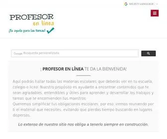 Profesorenlinea.cl(Profesor) Screenshot