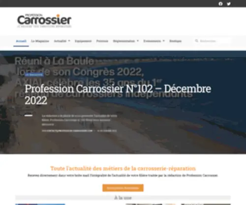 Profession-Carrossier.com(Profession Carrossier) Screenshot