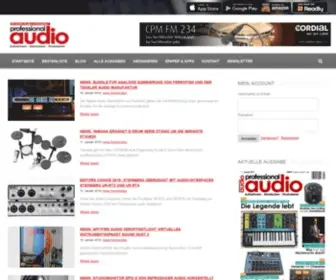 Professional-Audio.de(Effektgerät) Screenshot