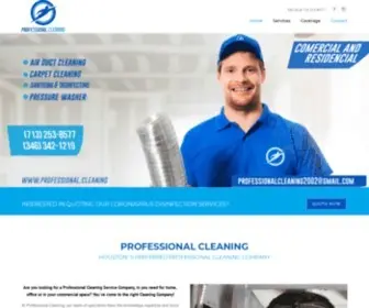 Professional.cleaning(We are Texas´ Preferred Air duct cleaning Company) Screenshot