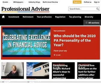 Professionaladviser.com(Professional Adviser) Screenshot