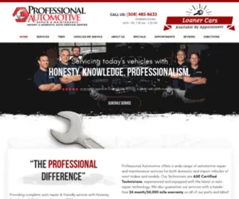 Professionalautomotive.com(Marlborough, Southborough, Sudbury and Hudson Auto Repair) Screenshot