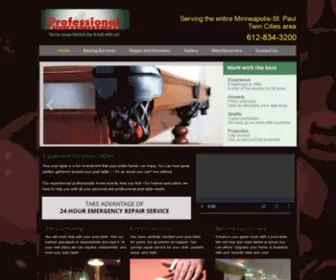 Professionalbilliardservices.com(Pool Table Service) Screenshot
