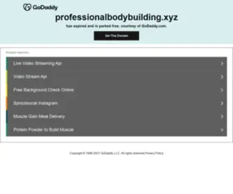 Professionalbodybuilding.xyz(Bodybuilding) Screenshot