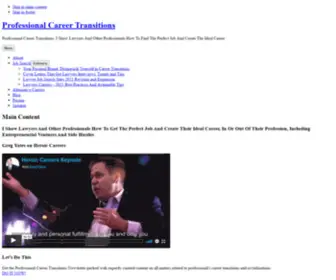 Professionalcareertransitions.com(Professional Career Transitions) Screenshot