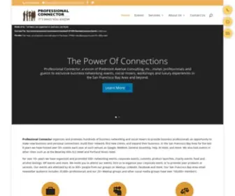 Professionalconnector.com(San Francisco Bay Area Events and Networking) Screenshot