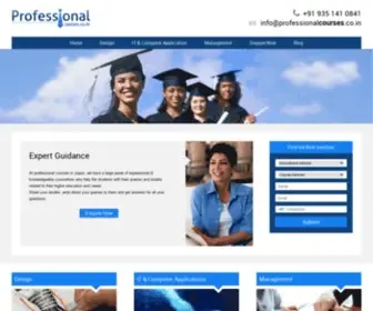 Professionalcourses.co.in(Professional Courses) Screenshot