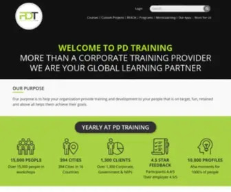 Professionaldevelopmenttraining.com(Microsoft Azure Web App) Screenshot