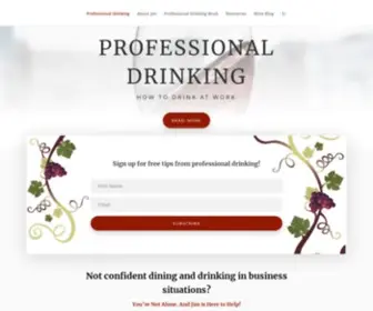 Professionaldrinking.com(Professional Drinking) Screenshot