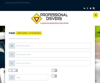 Professionaldrivers.ca(Best Safety Measures) Screenshot