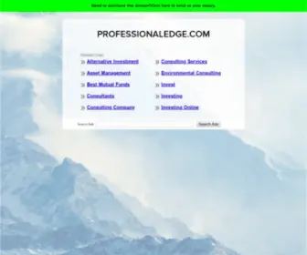 Professionaledge.com(Professionaledge) Screenshot