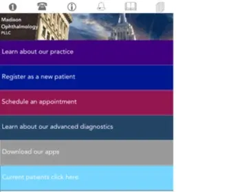 Professionaleyecare.com(Madison Ophthalmology) Screenshot