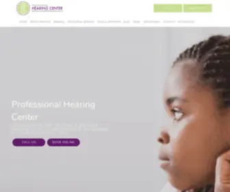 Professionalhearingkc.com(Professional Hearing Center) Screenshot