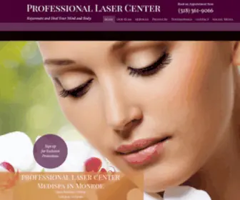 Professionallaser.com(Professional Laser Center) Screenshot