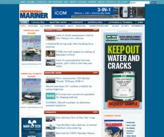 Professionalmariner.com(Professional Mariner) Screenshot