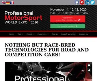 Professionalmotorsport-Expo.com(Professional MotorSport World Expo 2020) Screenshot